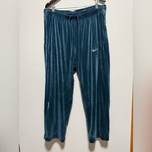 Nike Nocta x Drake SWAROVSKI VELOUR PANT. Velour Track Pant Blue